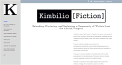 Desktop Screenshot of kimbiliofiction.com